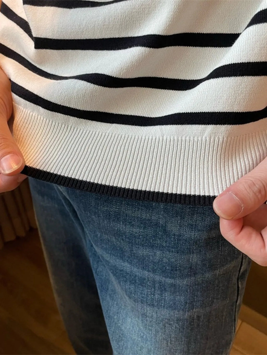 Men's Striped T-Shirt with Raglan Sleeves | Tampa Bay Discounts