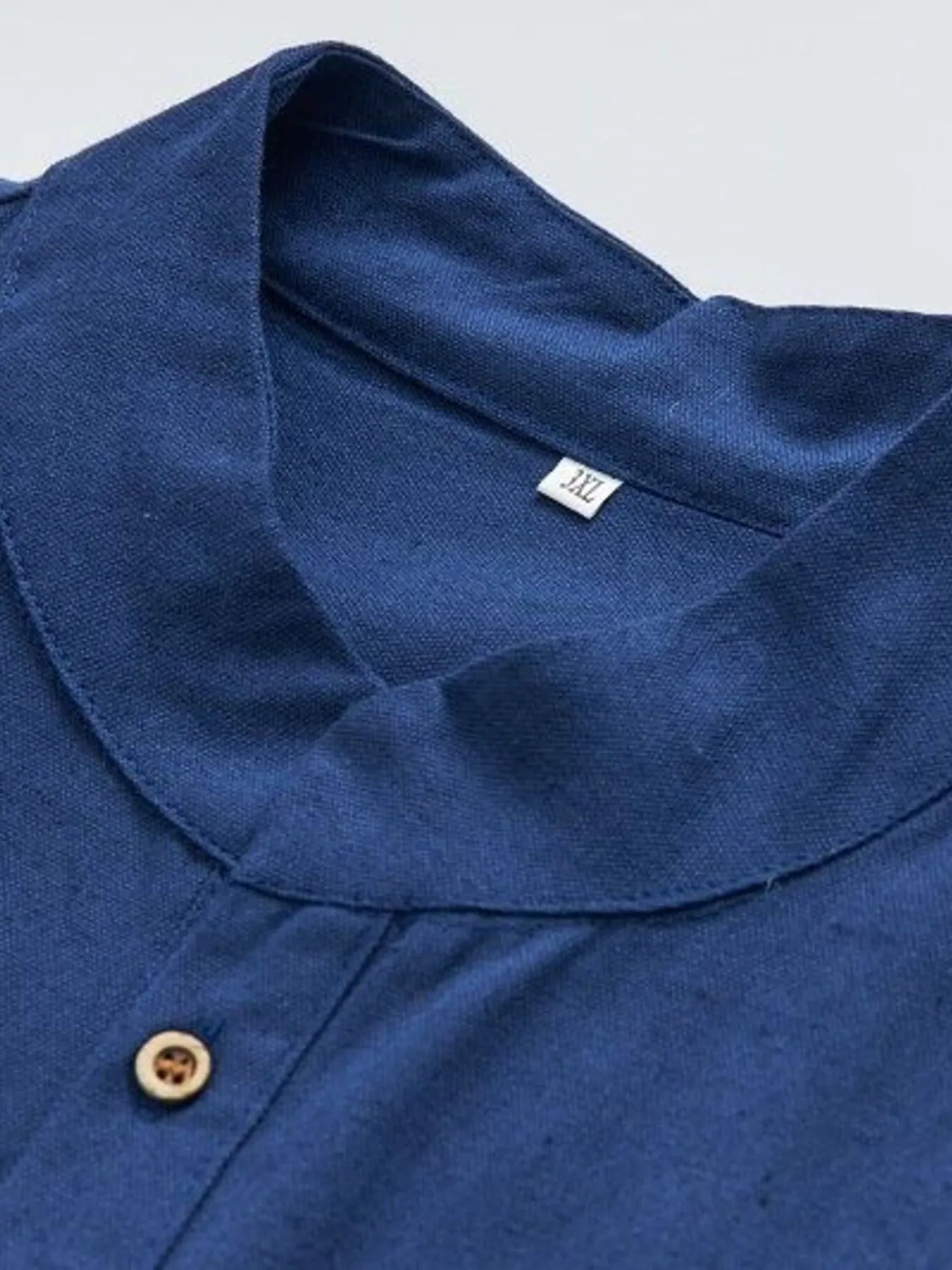 Men's Plus Size Button Detail Short Sleeve Blouse | Tampa Bay Discounts