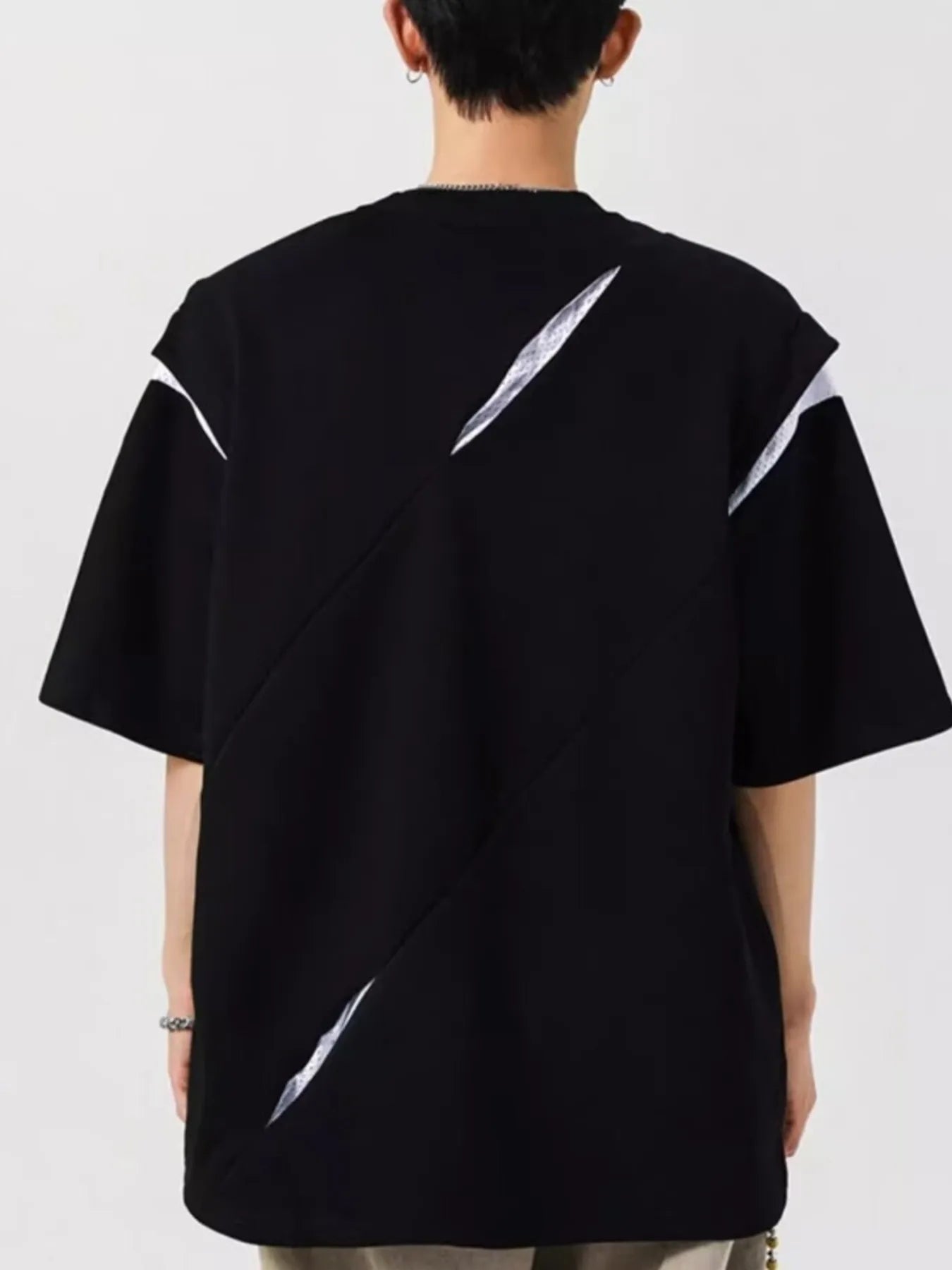Men's Full Size Oversized Streetwear Short Sleeve T-Shirt Plus Size | Tampa Bay Discounts