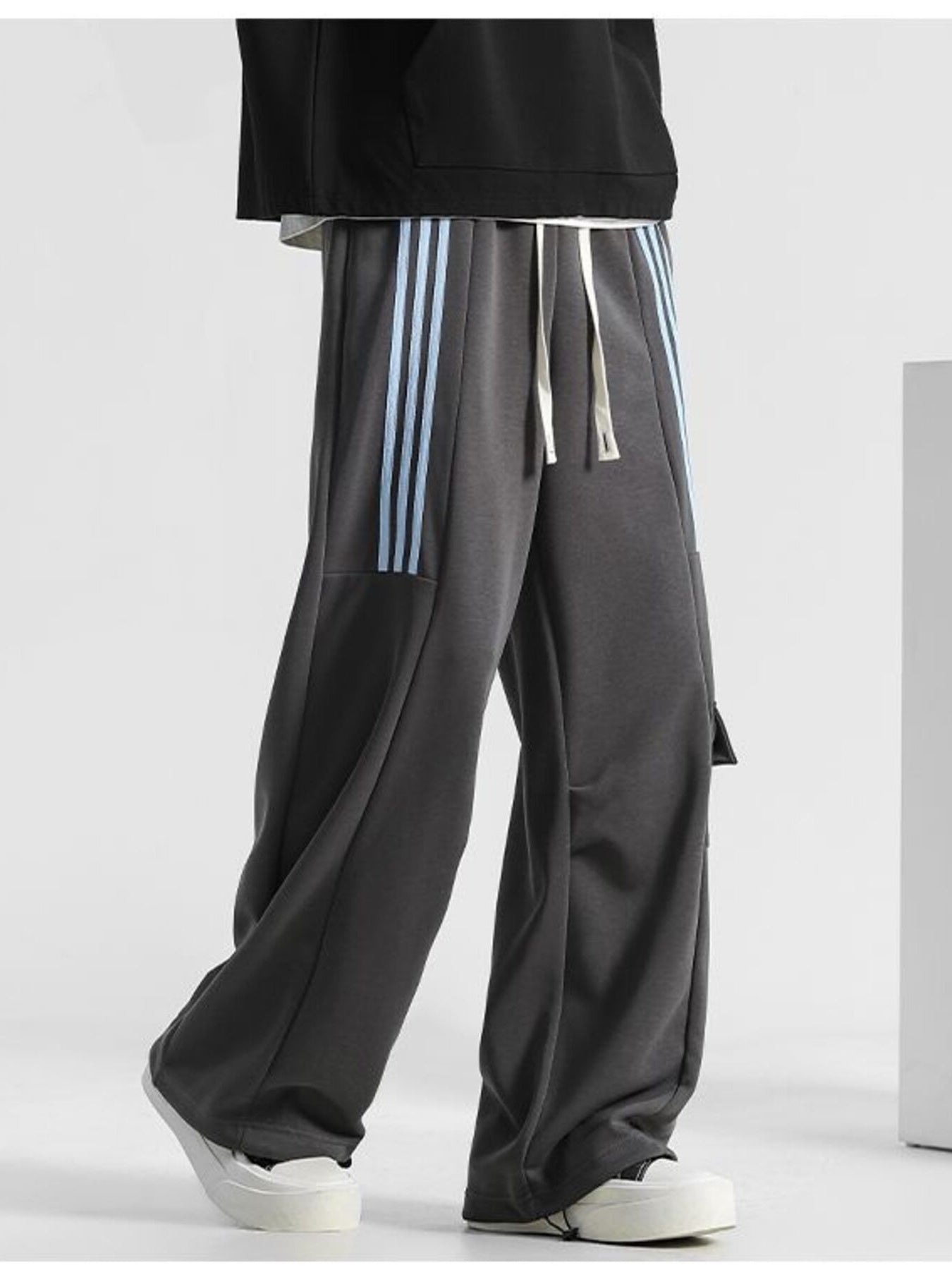 Men's Plus Size Striped Loose-Fit Casual Pants | Tampa Bay Discounts