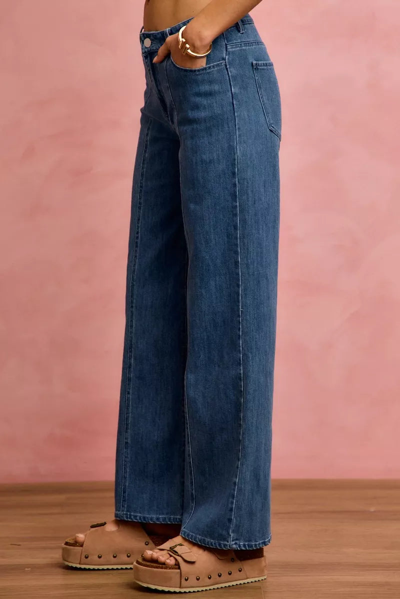 so-me-seam-detail-mid-rise-stretch-denim-jeans Image 3