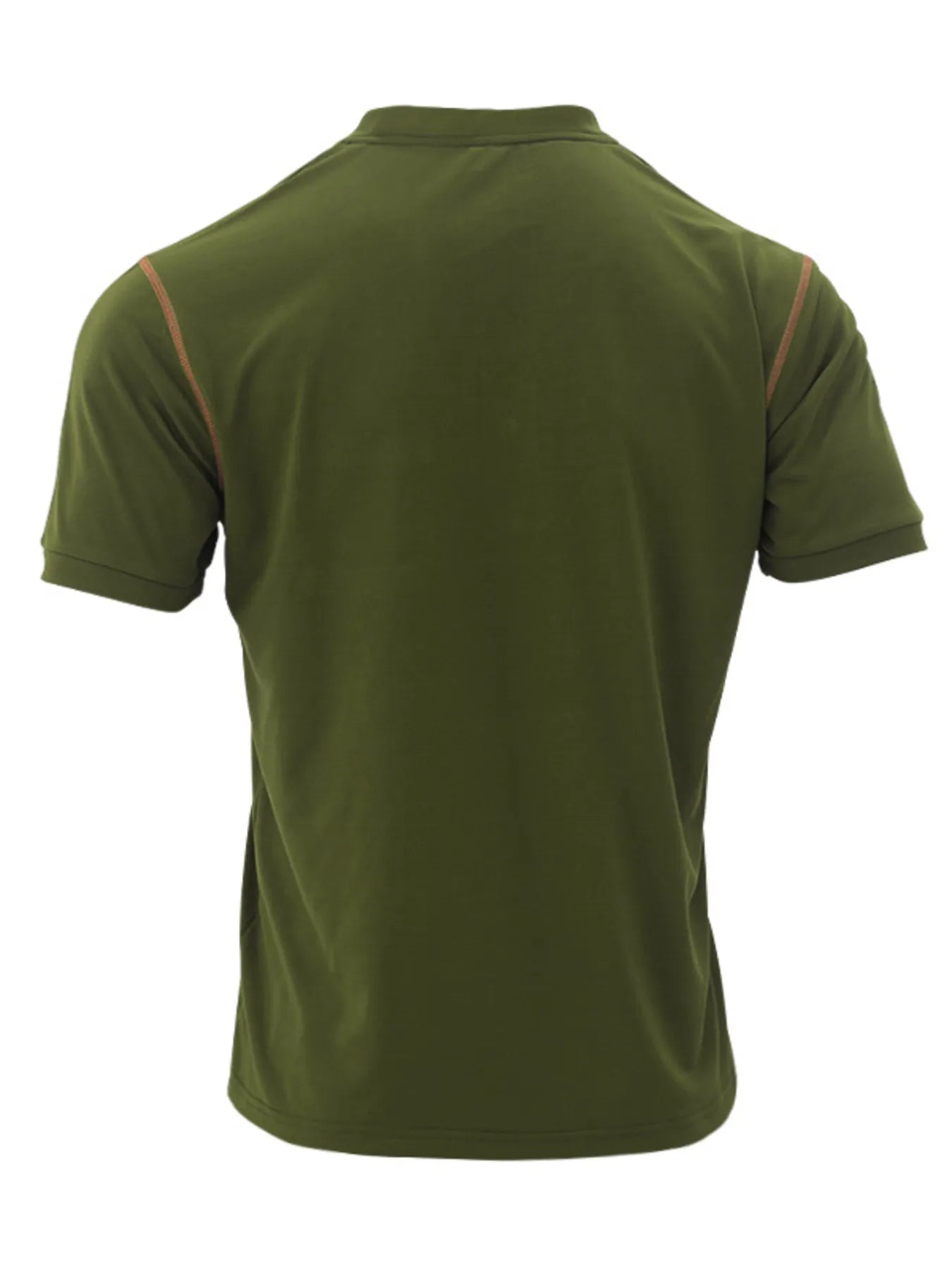 Men's Full Size Button Detail Short Sleeve Polo Plus Size | Tampa Bay Discounts