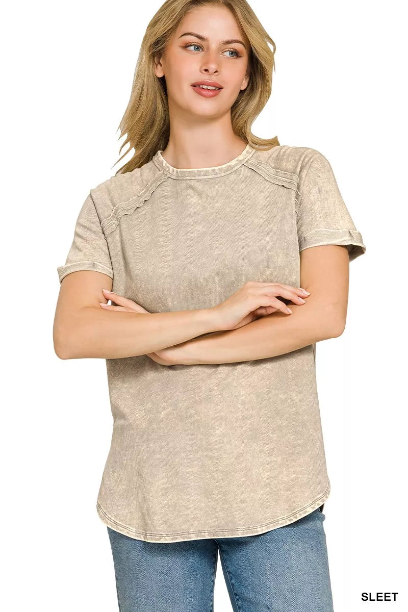zenana-french-terry-washed-curved-hem-top-1 image 1