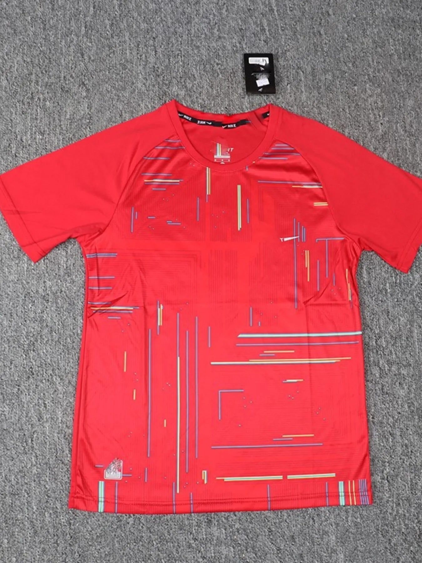 Men's Plus Size Printed Round Neck Active T-Shirt | Tampa Bay Discounts