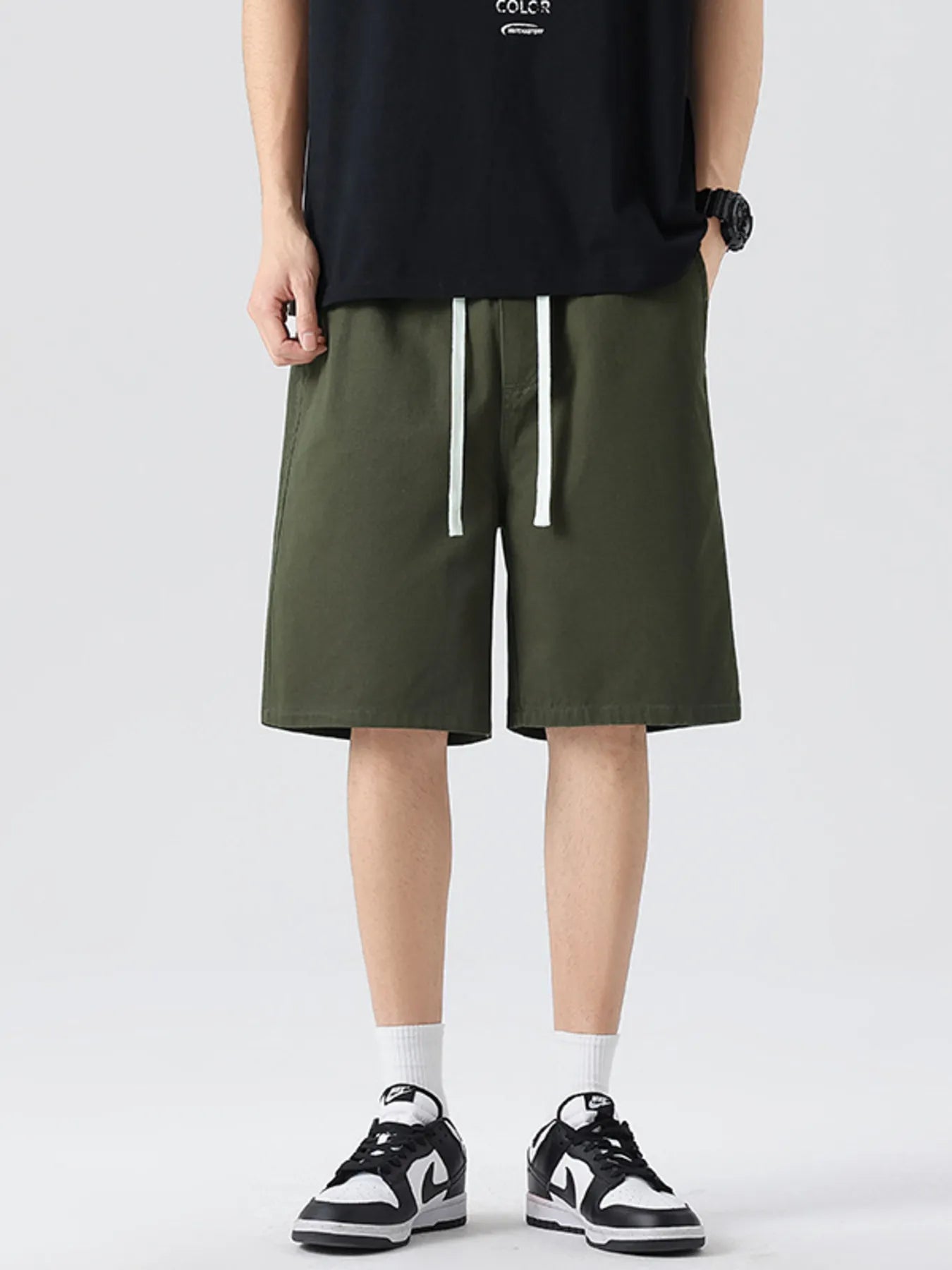 Men's Full Size Wide-Leg Shorts Plus Size | Tampa Bay Discounts