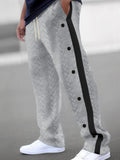 Men's Full Size Textured Drawstring Pants Plus Size | Tampa Bay Discounts