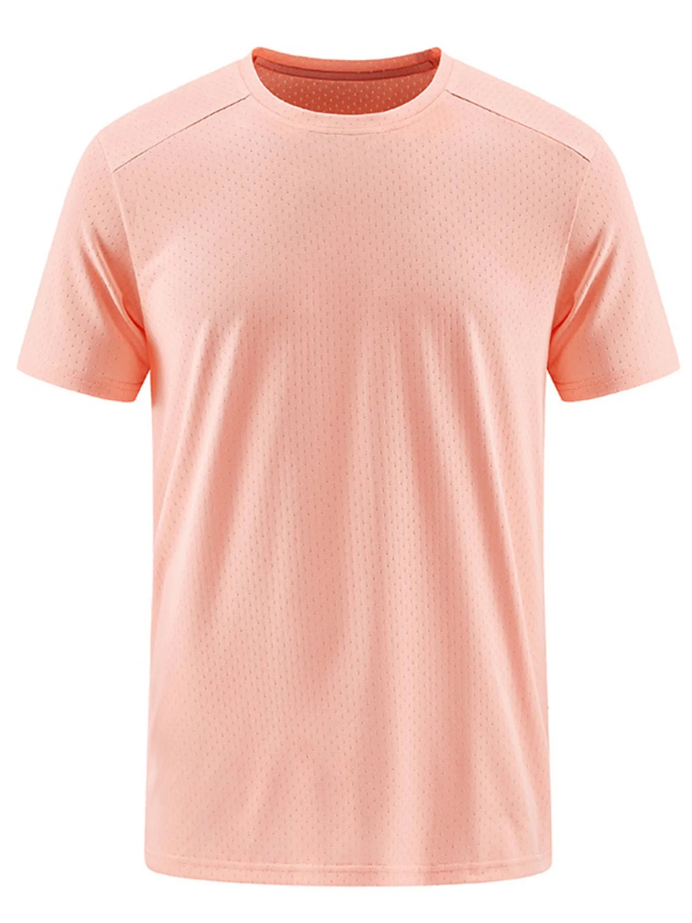 Men's Plus Size Round Neck Short Sleeve Active T-Shirt | Tampa Bay Discounts