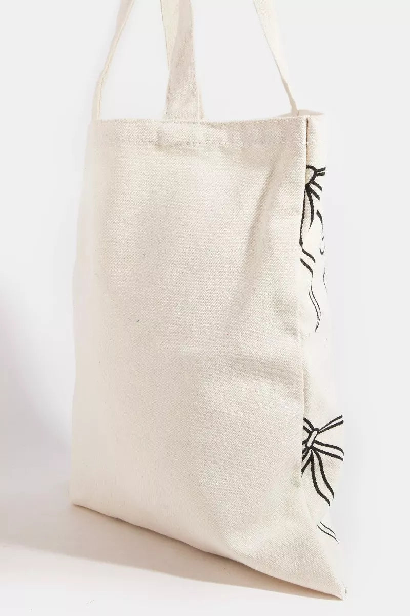 fame-ribbon-bow-tie-print-tote-bag 2