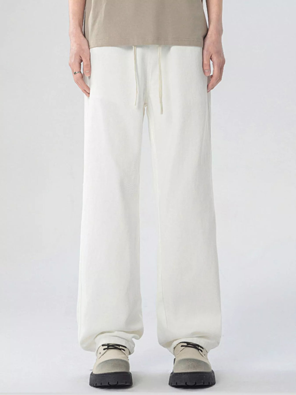 Men's Full Size Loose Fit Drawstring Linen Pants Plus Size | Tampa Bay Discounts