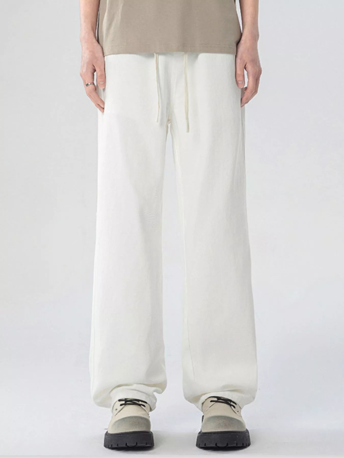 Men's Full Size Loose Fit Drawstring Linen Pants Plus Size | Tampa Bay Discounts