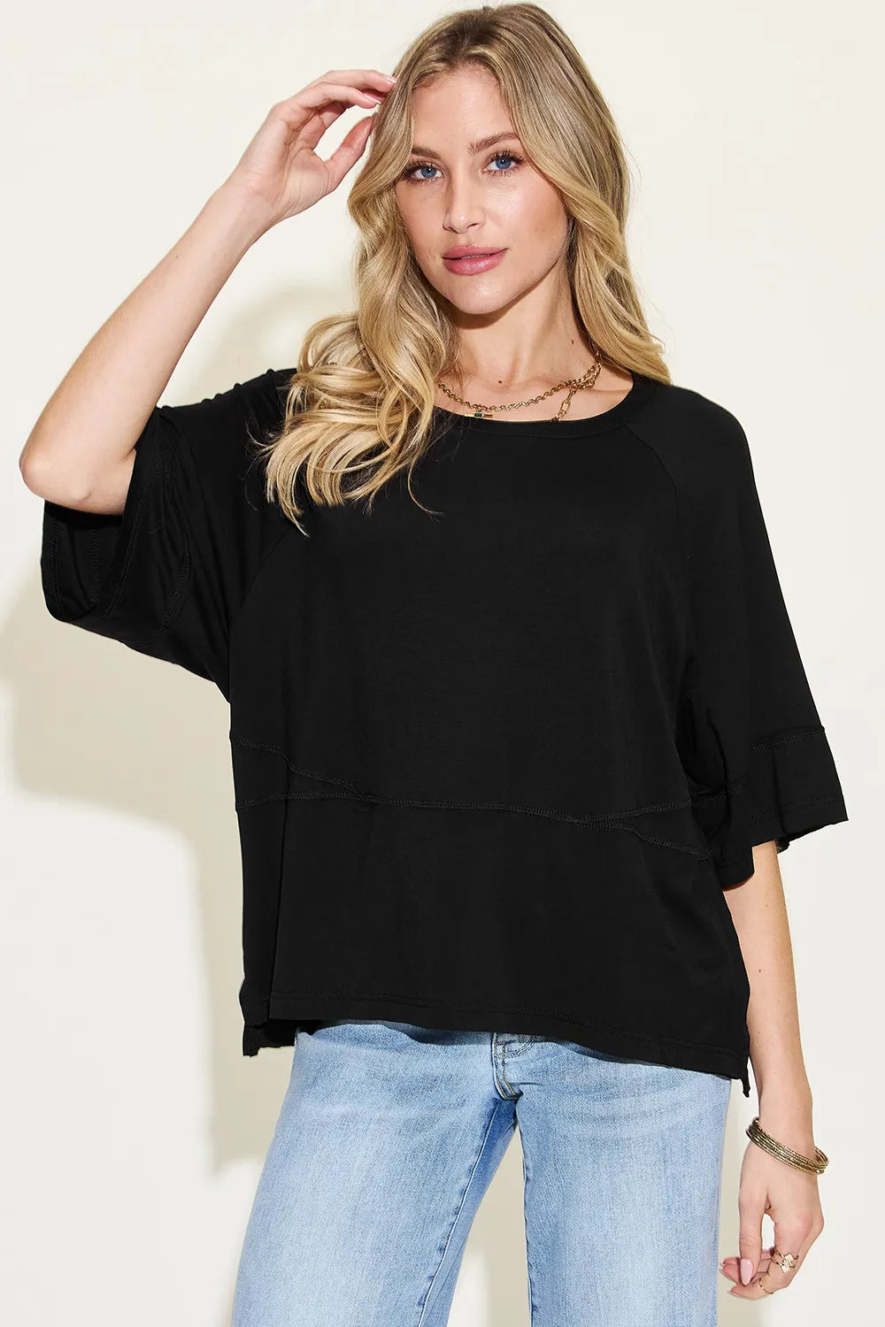 basic-bae-full-size-bamboo-round-neck-exposed-seam-t-shirt-plus-size image 3