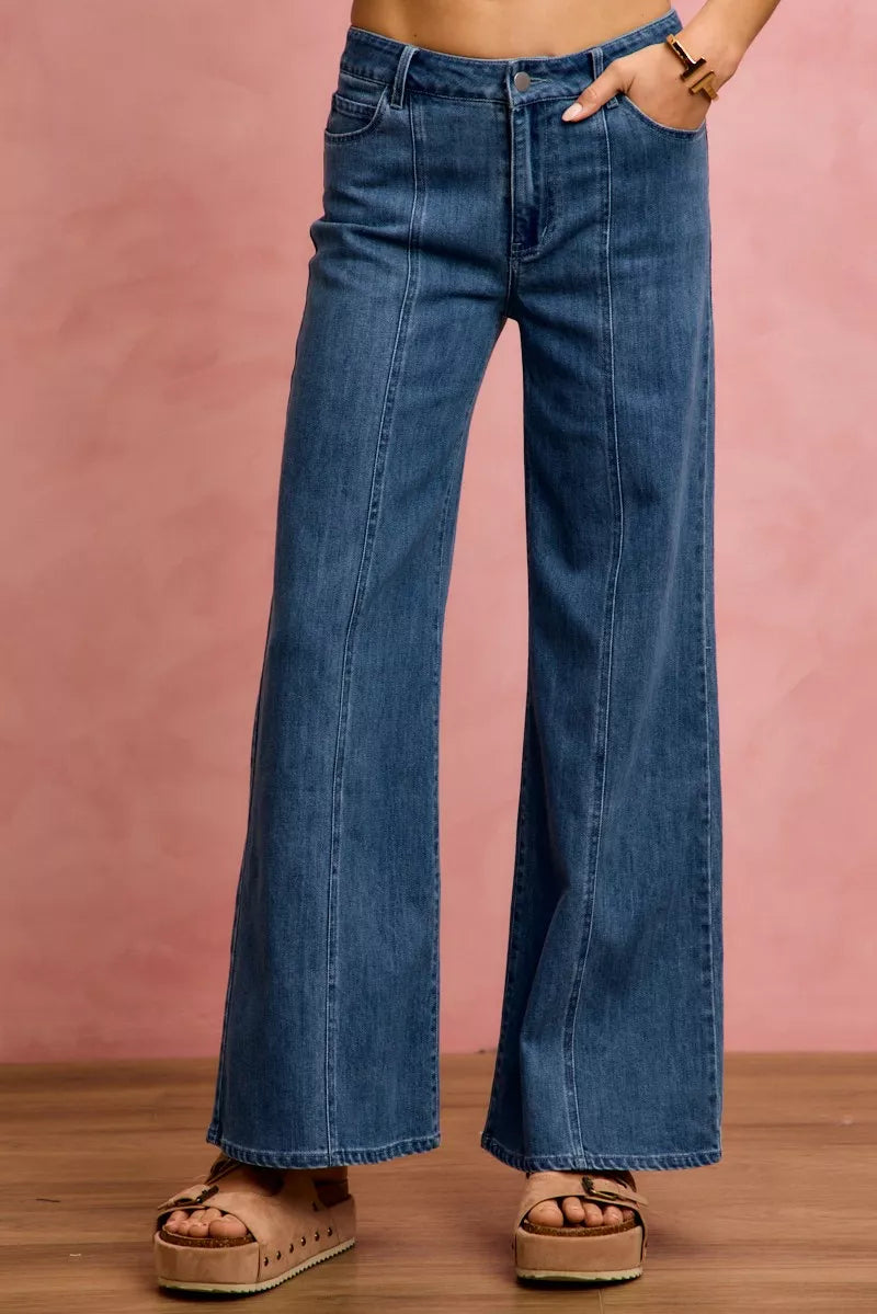 so-me-seam-detail-mid-rise-stretch-denim-jeans Image 5