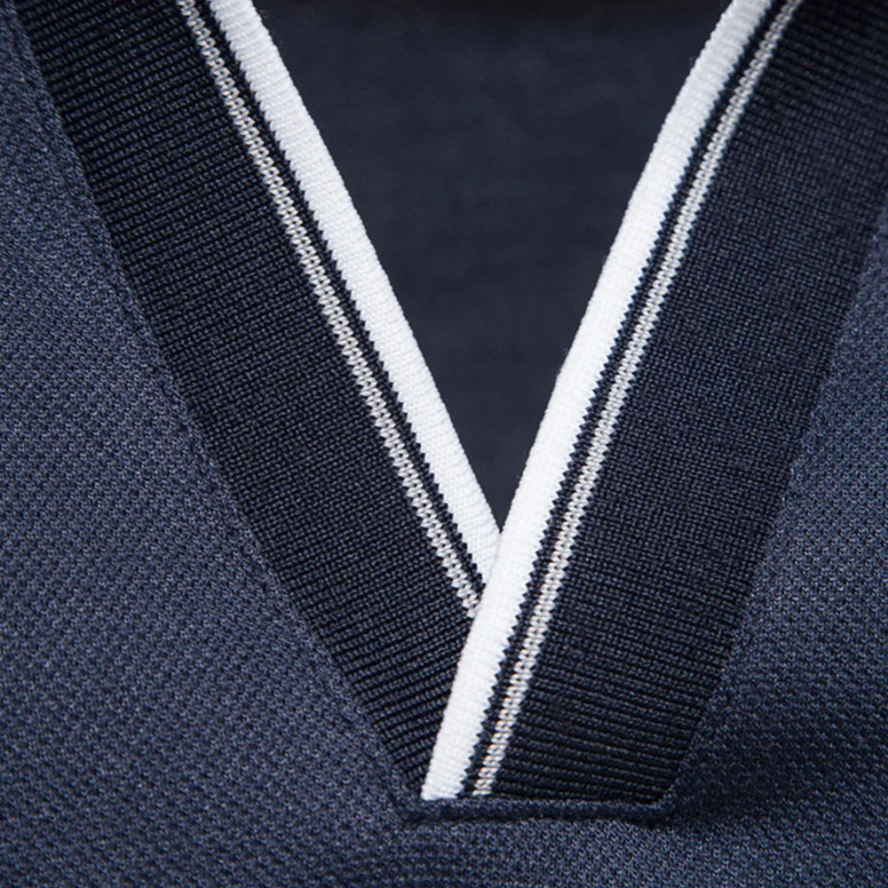 Men's Contrast Trim Short Sleeve Polo Shirt | Tampa Bay Discounts