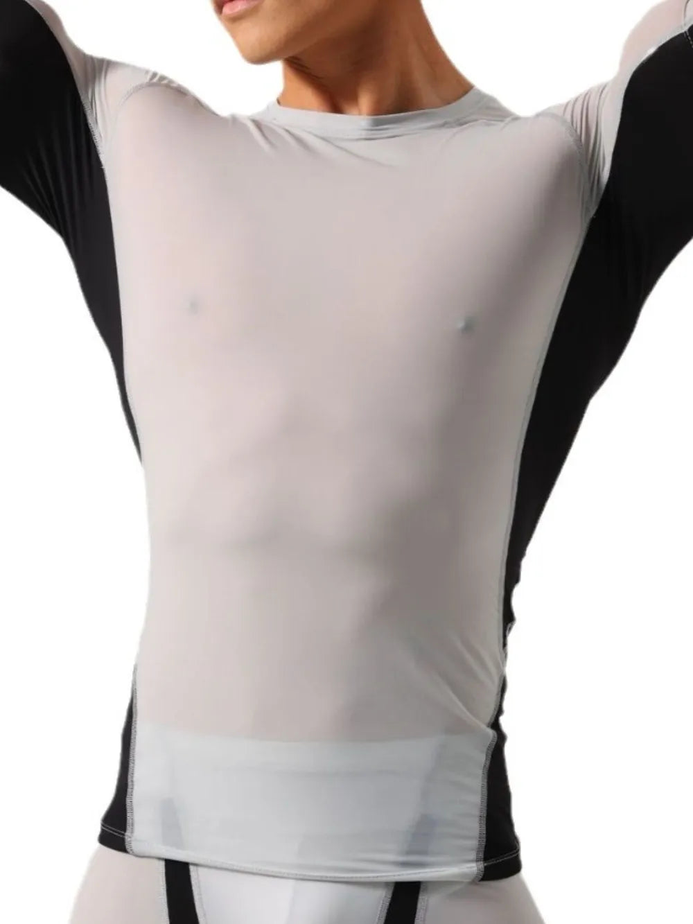 Men's Contrast Round Neck Short Sleeve T-Shirt | Tampa Bay Discounts