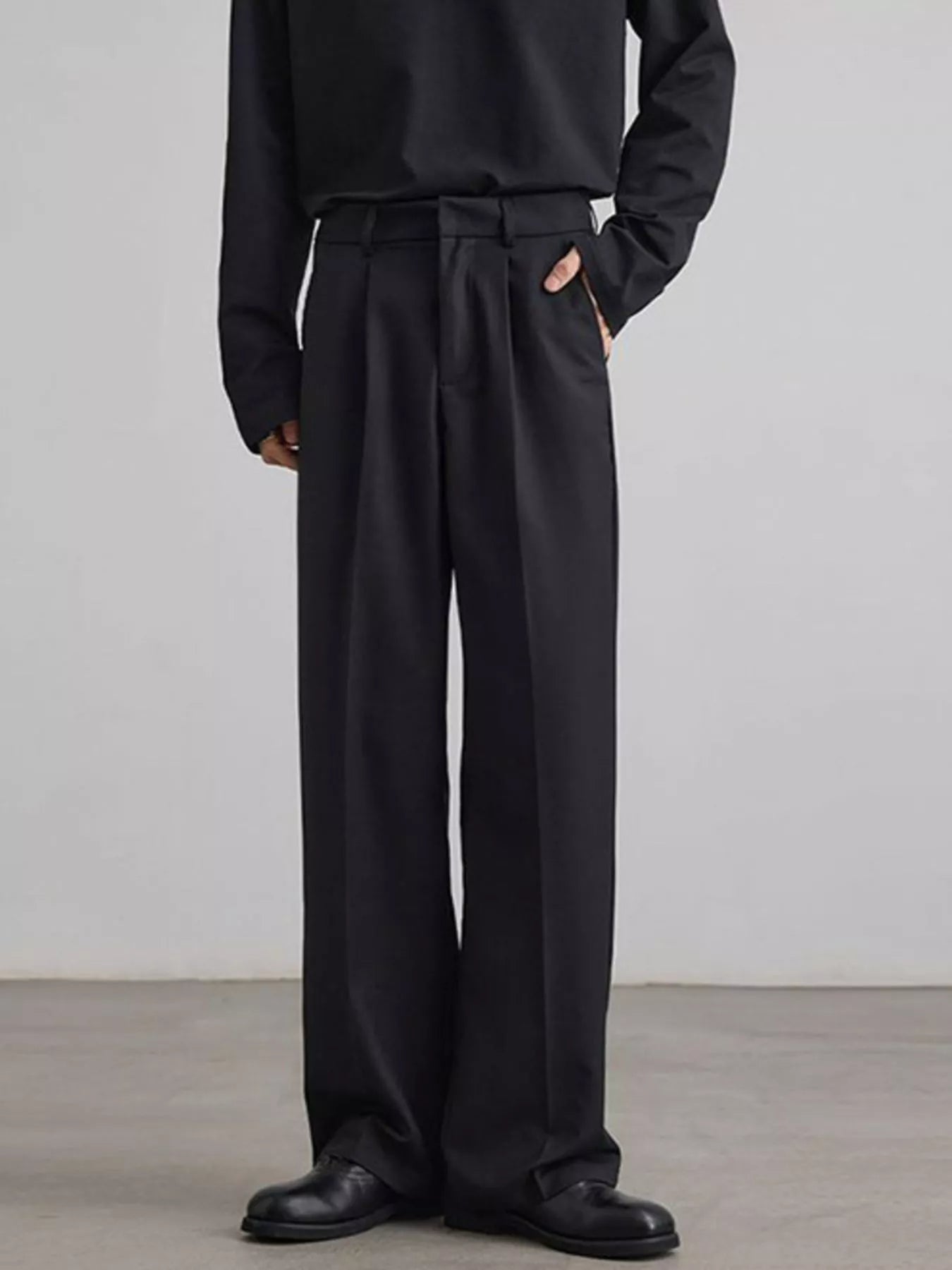 Men's Pleated Wide Leg Pants | Tampa Bay Discounts