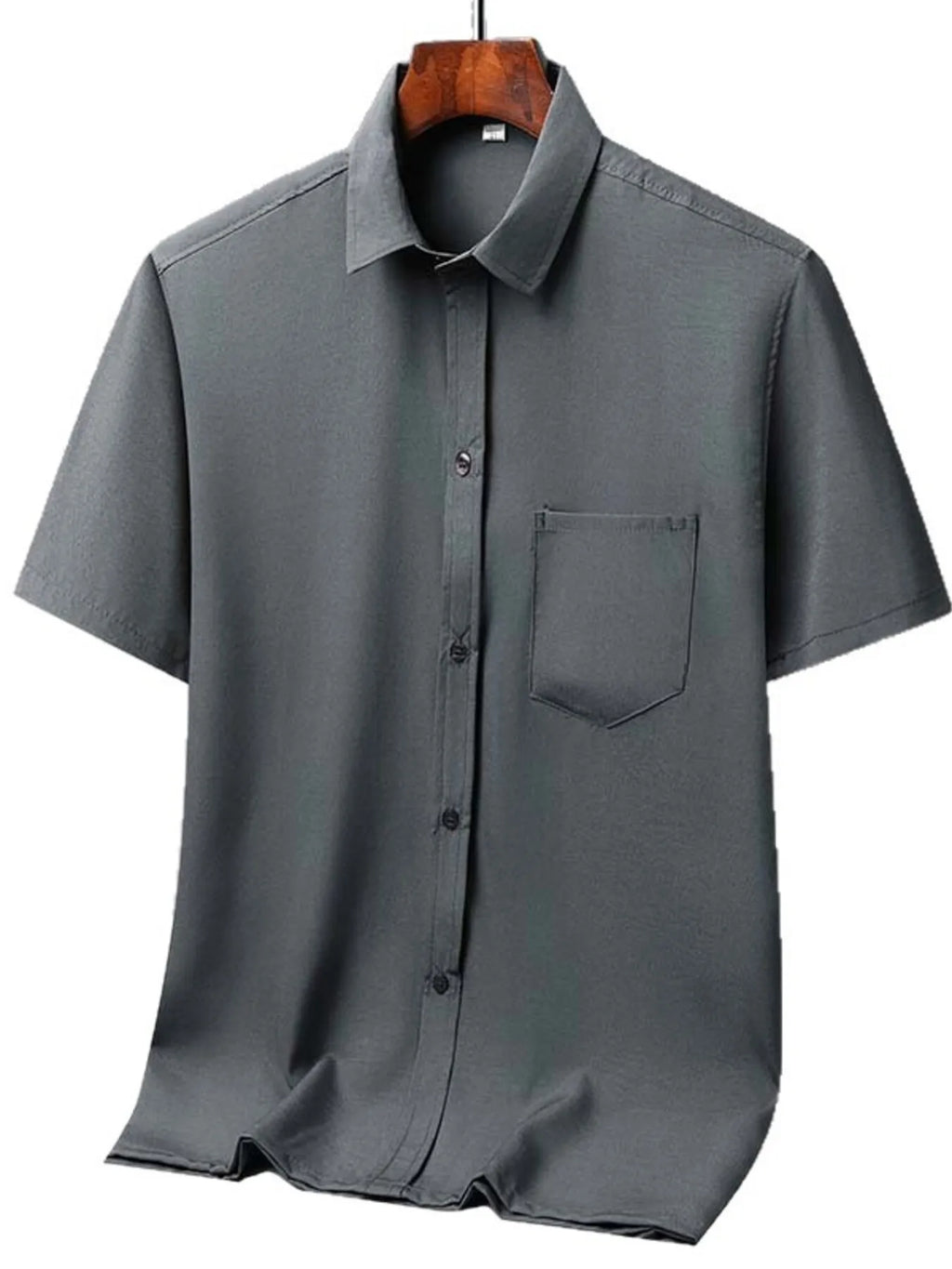 Men's Full Size Button Up Short Sleeve Shirt Plus Size | Tampa Bay Discounts