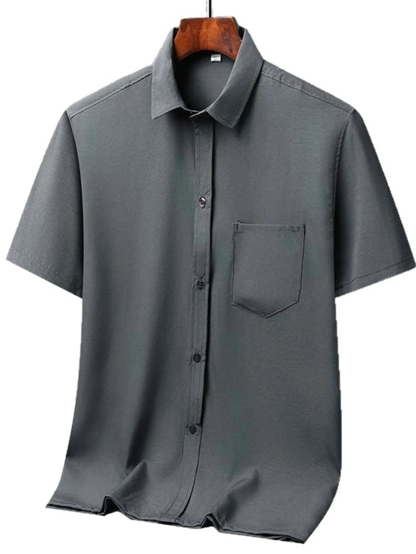 Men's Full Size Button Up Short Sleeve Shirt Plus Size | Tampa Bay Discounts