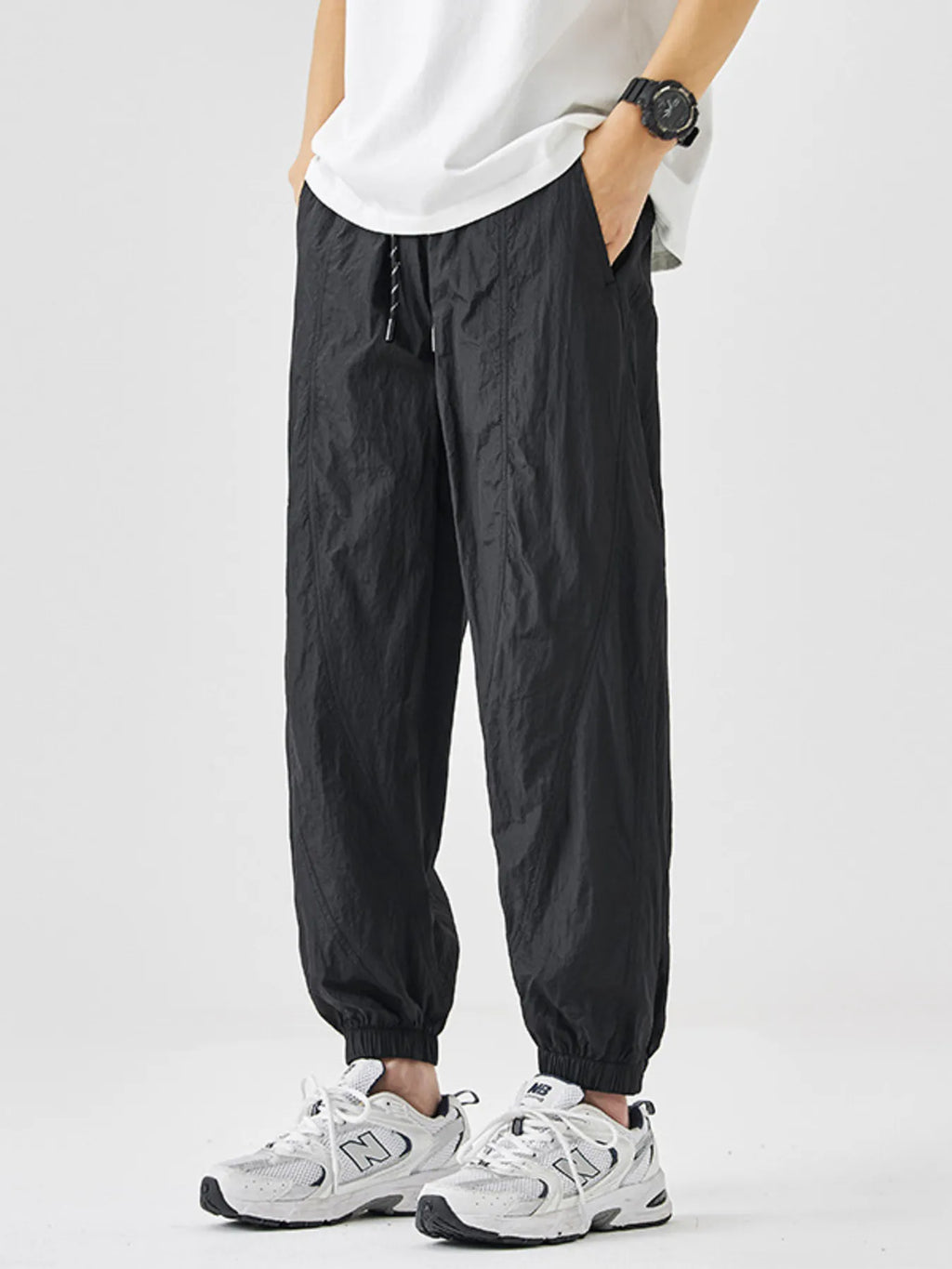 Men's Plus Size Drawstring Loose Fit Joggers | Tampa Bay Discounts