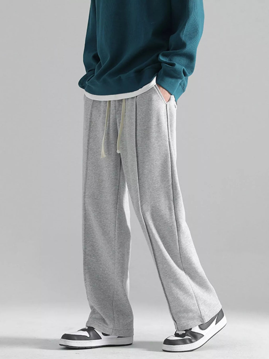 Men's Plus Size Casual Wide Leg Drawstring Pants | Tampa Bay Discounts