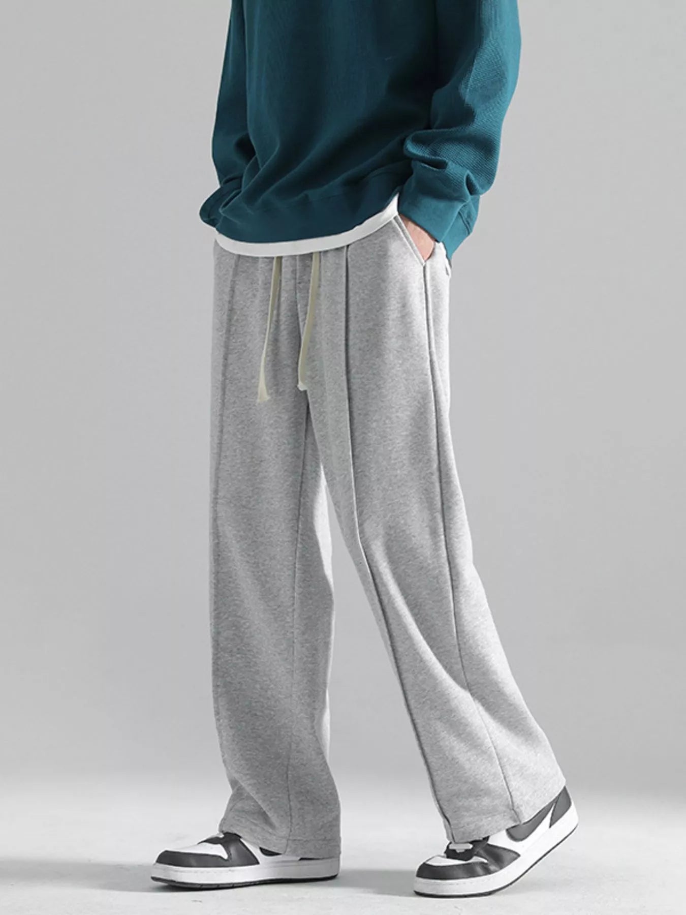 Men's Plus Size Casual Wide Leg Drawstring Pants | Tampa Bay Discounts