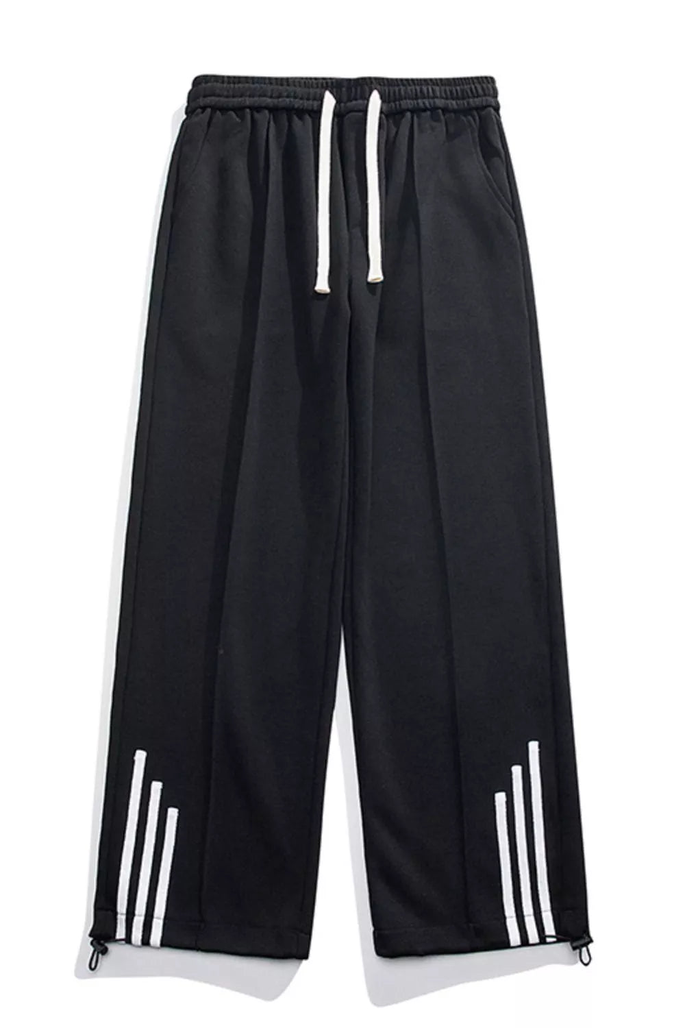 Men's Plus Size Casual Loose Fit Sweatpants with Striped Detail | Tampa Bay Discounts