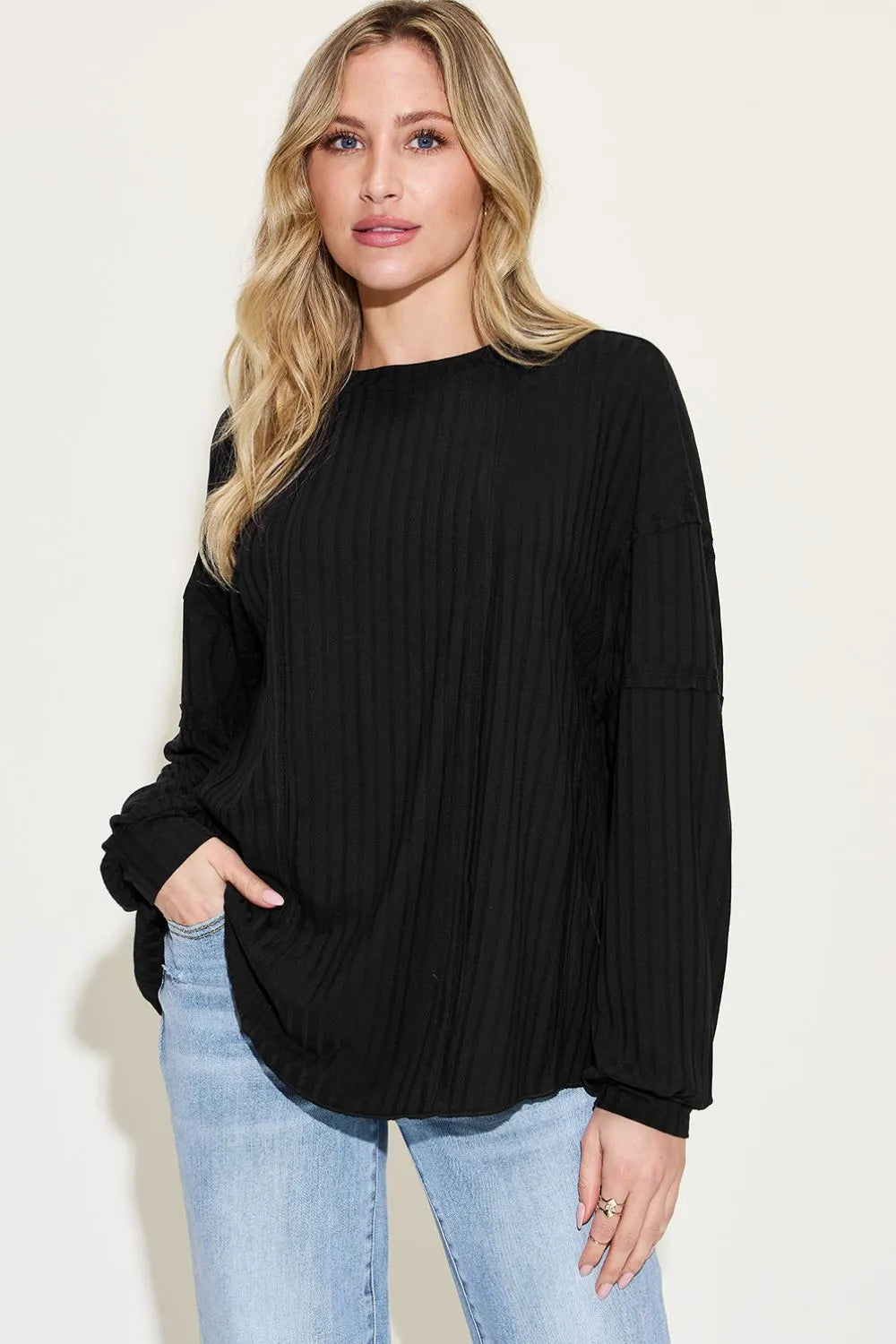 basic-bae-full-size-ribbed-round-neck-long-sleeve-t-shirt image 22