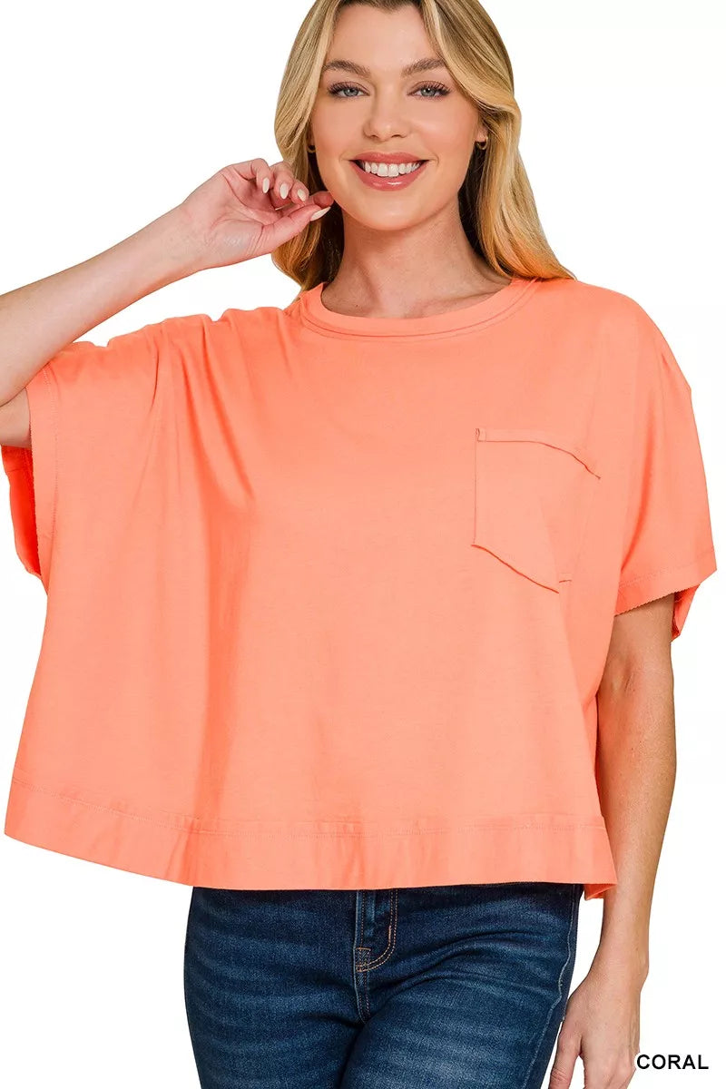zenana-exposed-seam-boxy-top image 1
