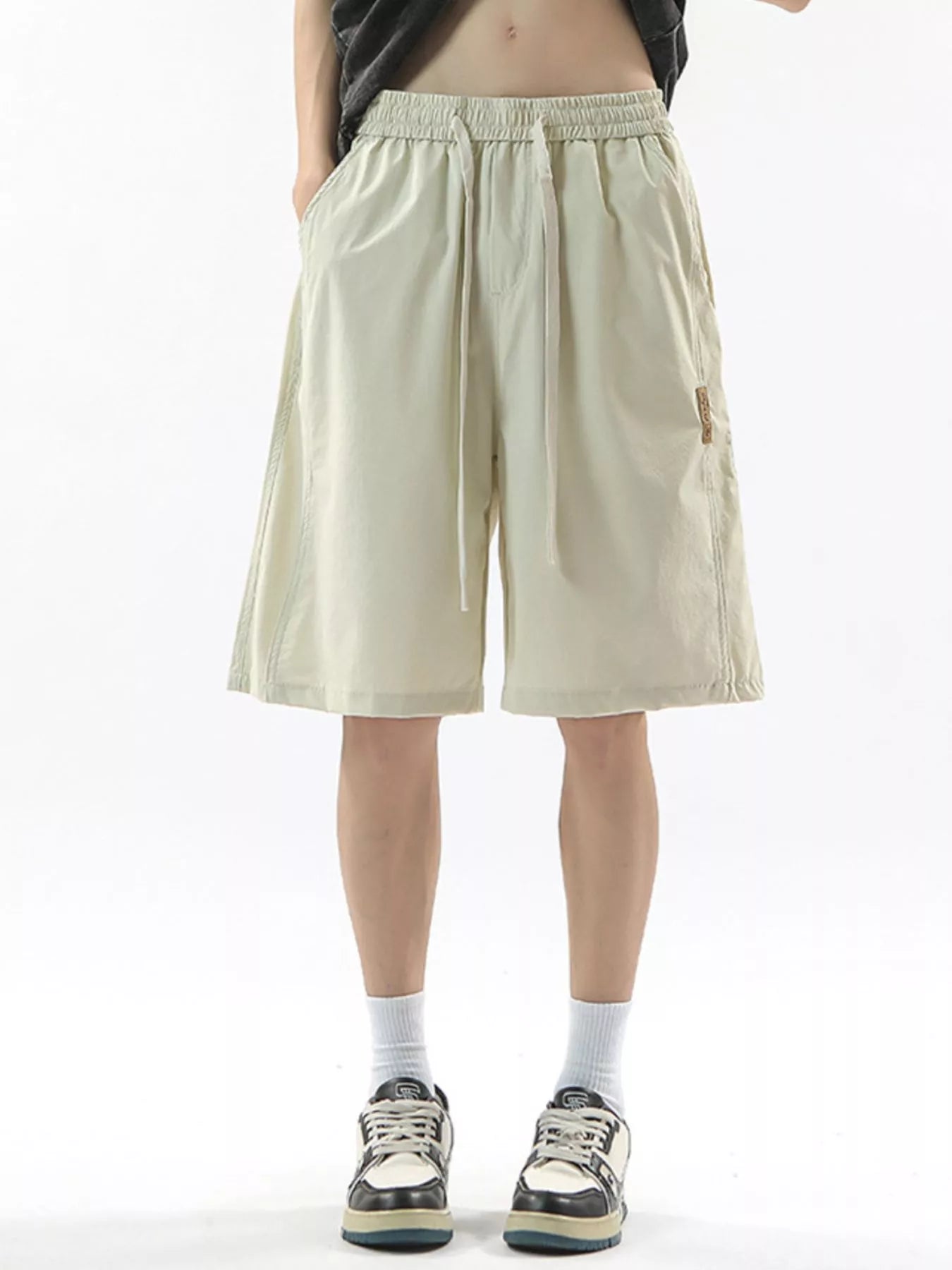 Men's Full Size Drawstring Casual Loose-Fit Pants Plus Size | Tampa Bay Discounts