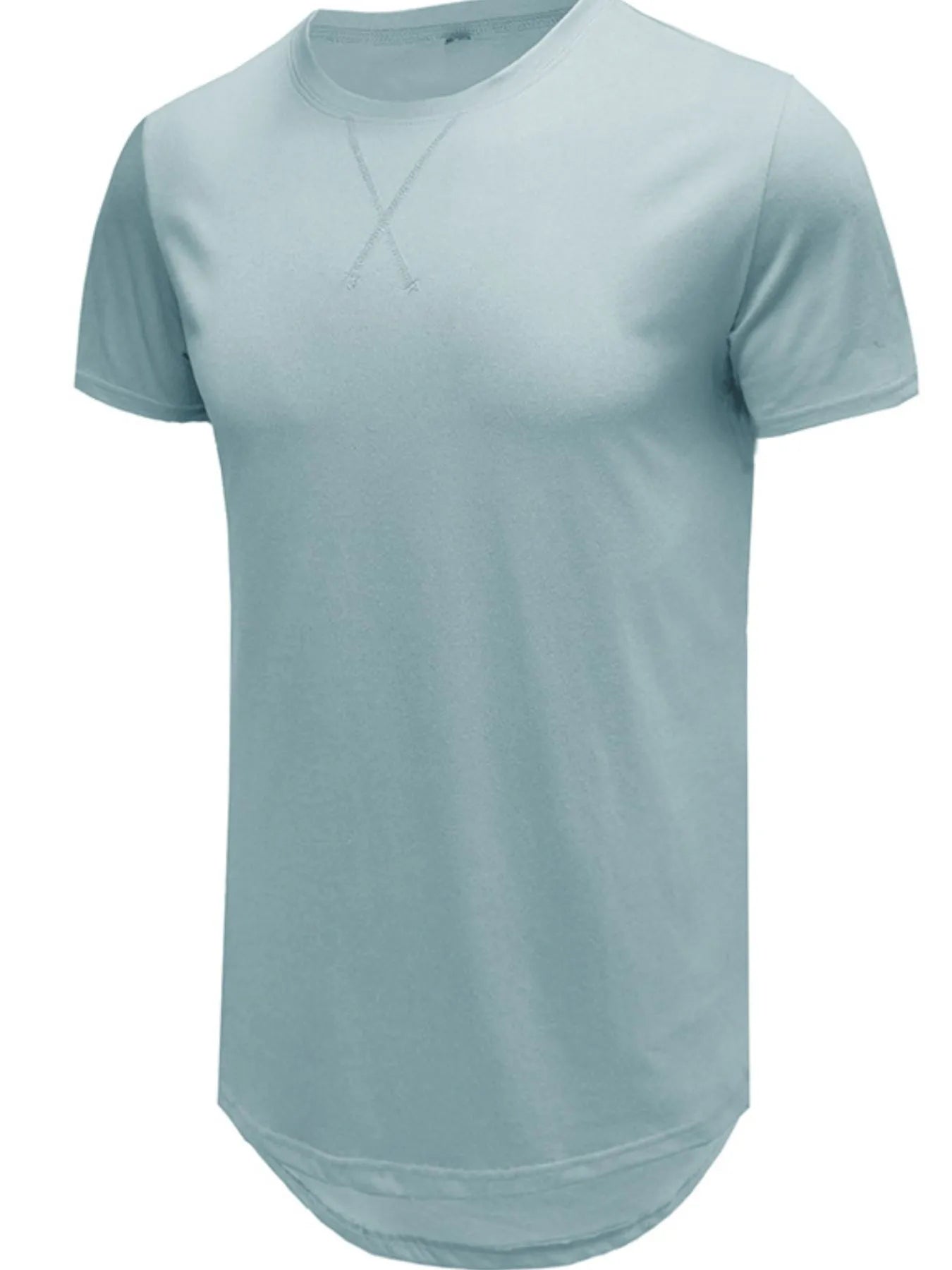Men's Basic Curved Hem T-Shirt | Tampa Bay Discounts