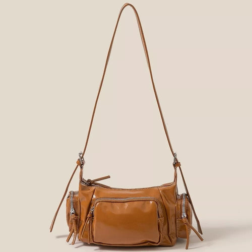 fame-glossy-faux-leather-multi-pocket-hand-bag 2