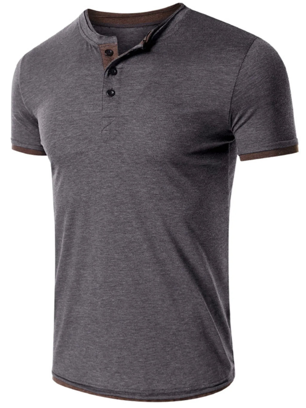Men's Classic Henley Short Sleeve Top | Tampa Bay Discounts