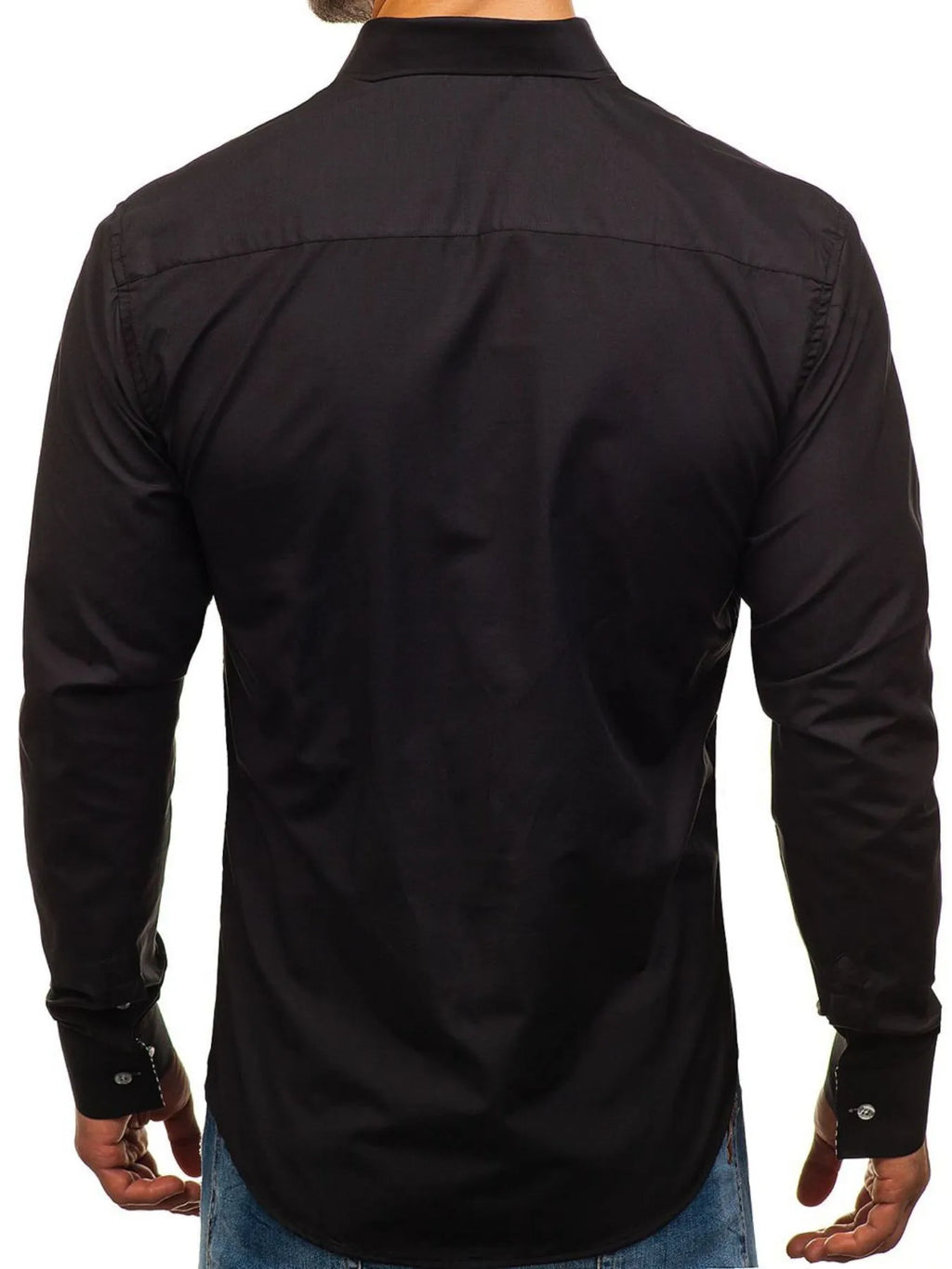 Men's Button-Down Shirt with Striped Detail | Tampa Bay Discounts