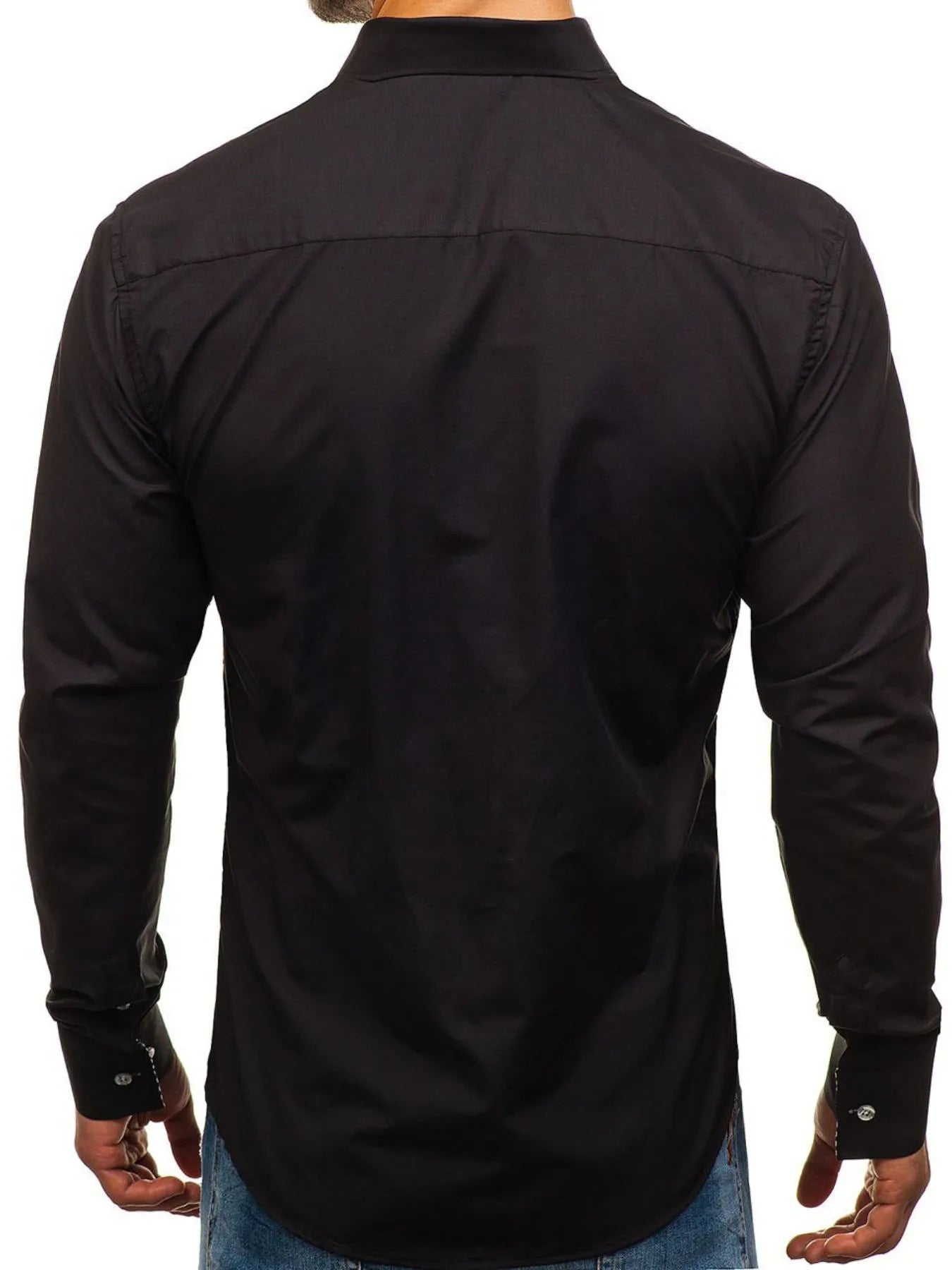 Men's Button-Down Shirt with Striped Detail | Tampa Bay Discounts