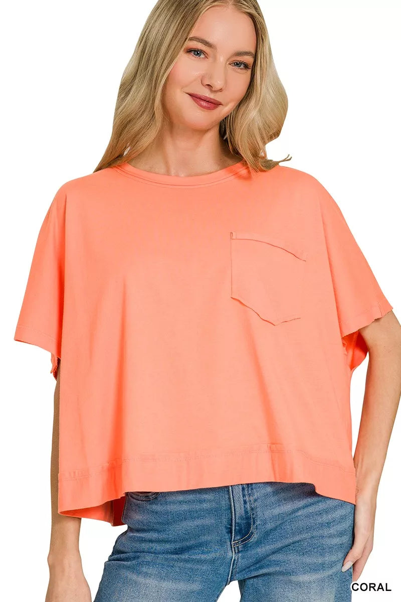 zenana-exposed-seam-boxy-top image 2