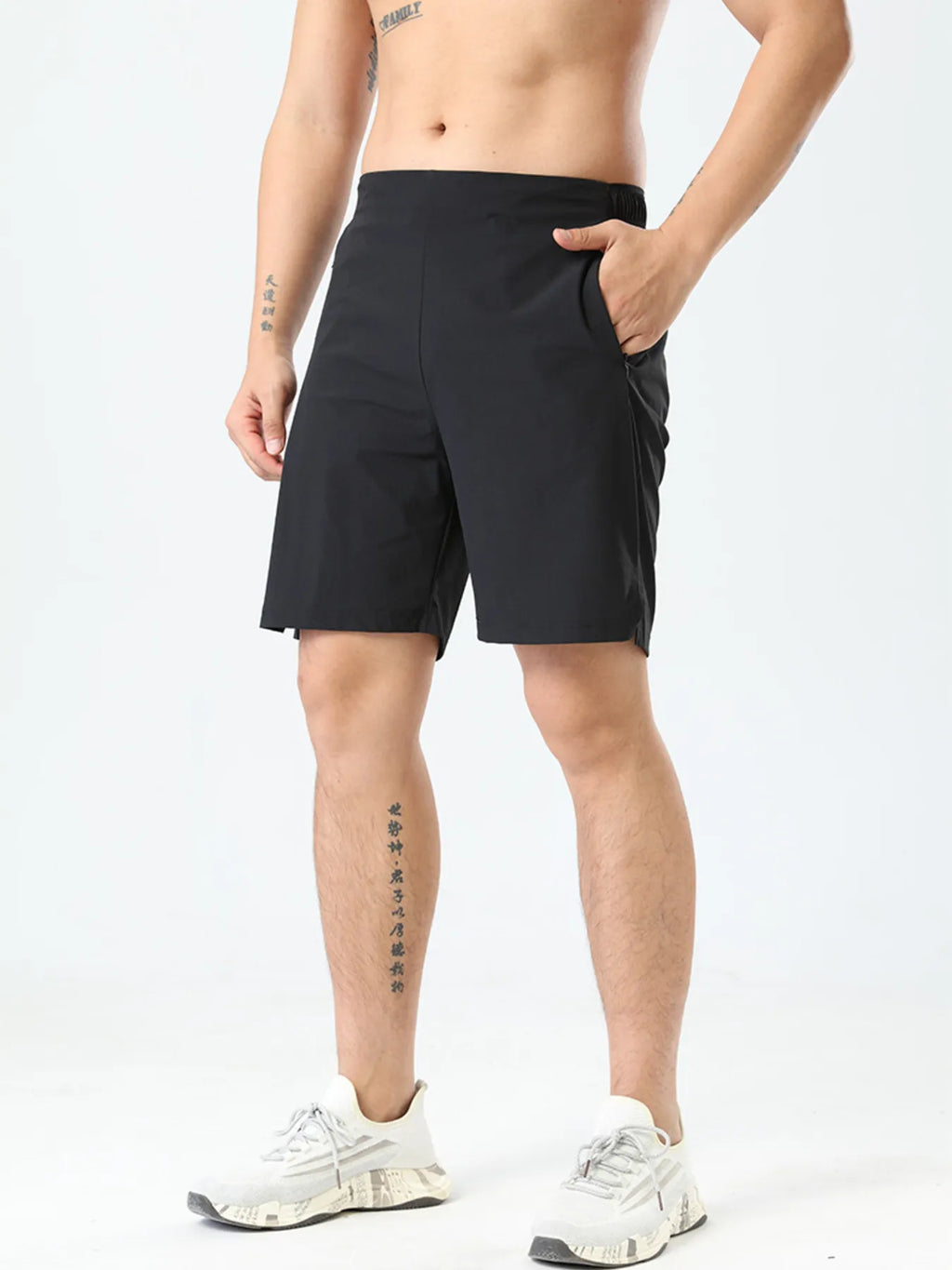 Men's Plus Size Pocketed Active Shorts | Tampa Bay Discounts