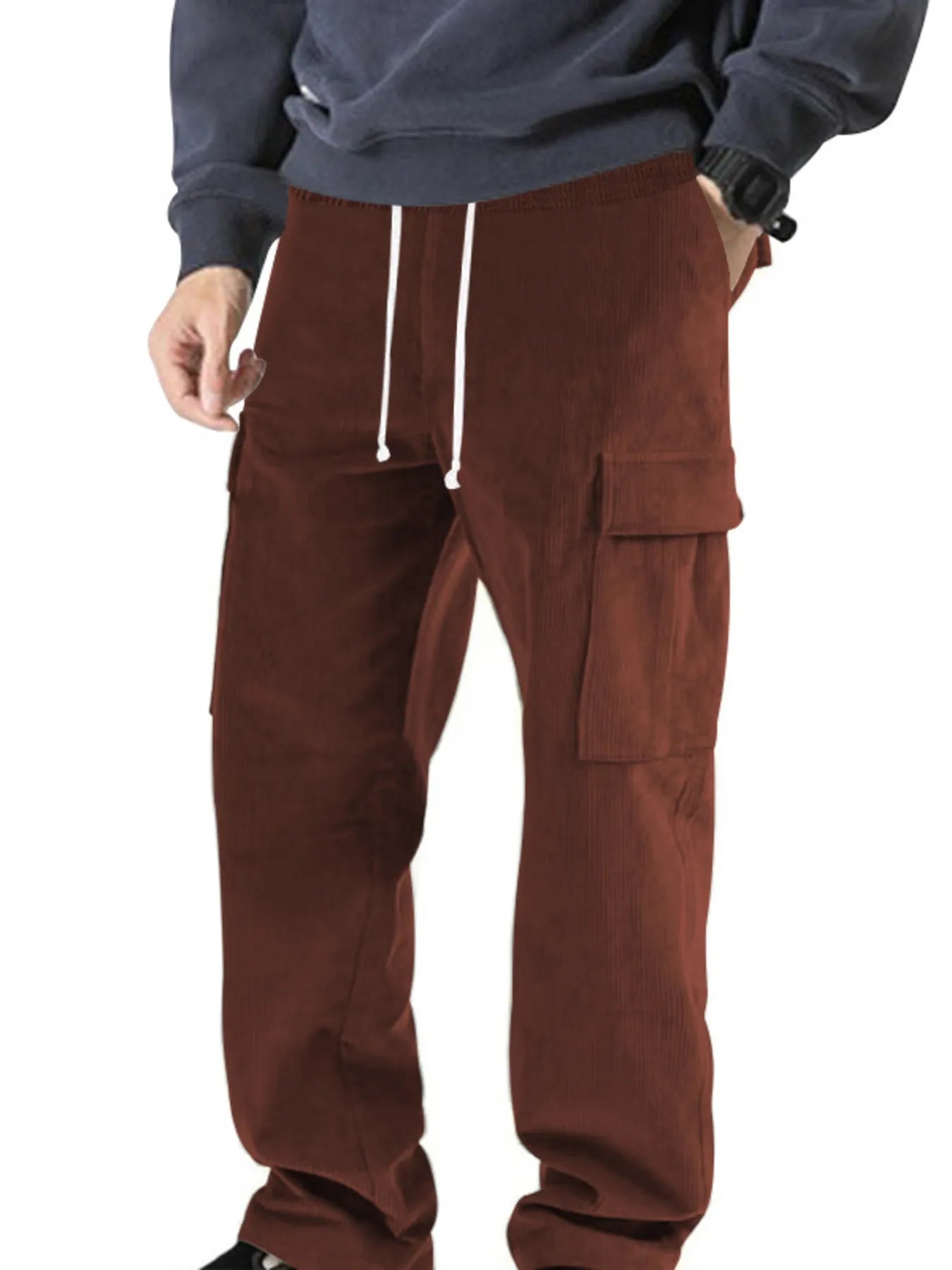 Men's Full Size Drawstring Jogger Pants Plus Size | Tampa Bay Discounts
