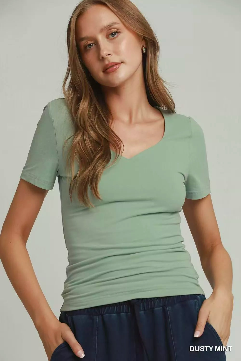 umgee-sweetheart-neckline-front-double-lined-top-1 image 1